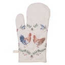 Oven Mitt Beige 18x30 cm