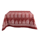 Nappe Rouge Blanc 140x220 cm