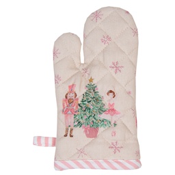 [PNC44K] Oven glove child Beige Pink 12x21 cm