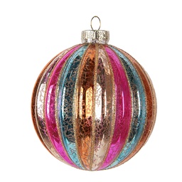 [6GL5176] Palla di natale Multicolore Ø 10x11 cm