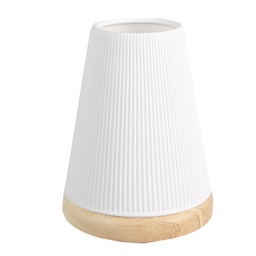 [6CE1836] Porte-lampes Blanc Marron Ø 9x11 cm