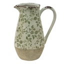 Dekorativer Krug Grün Beige 20x14x25 cm