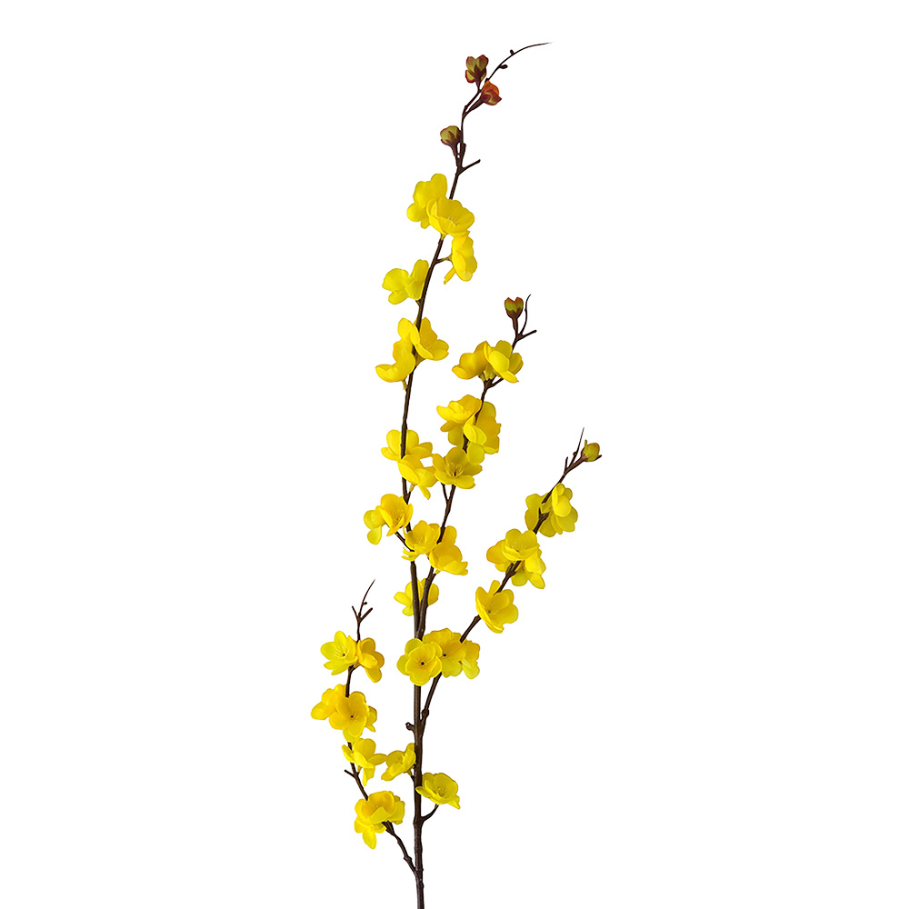 Clayre & Eef Artificial Flower Yellow Plastic