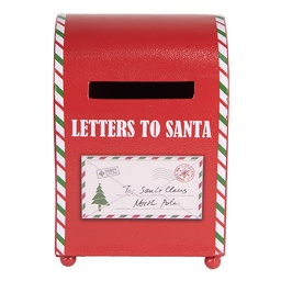 [6Y5800] Cassetta Postale Rosso Bianco 14x13x19 cm