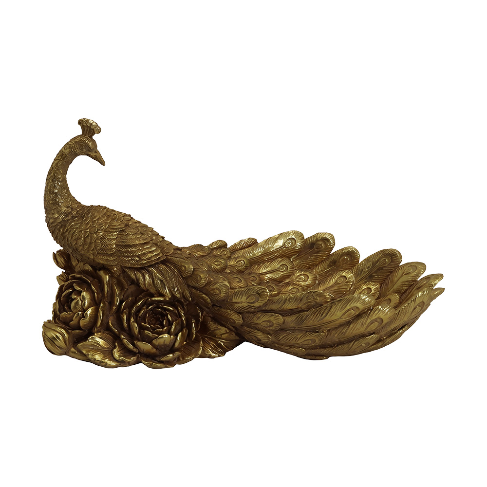 Serving Bowl/Platter Gold 25x11x13 cm