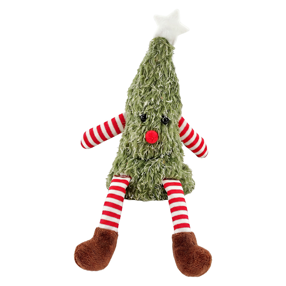 Decorazione Albero di Natale Rosso Verde 26 cm / 3xAA