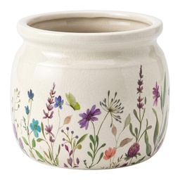 [6CE2439L] Decoratie bloempot Ø 20x15 cm