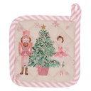 Potholder child Beige Pink 16x16 cm