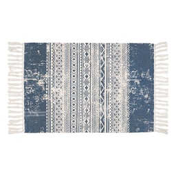 [KT081.007] Floor mat Beige Blue 60x90 cm