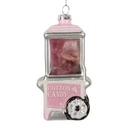 [6GL5243] Palla di natale Rosa 6x5x11 cm