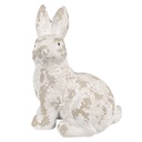 Statua Decorativa Coniglio Bianco 29x19x39 cm