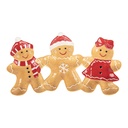 Servierschale Braun Rot 37x20x3 cm