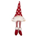 Decoration Statue Gnome with LED Red White 16x12x32/60 cm