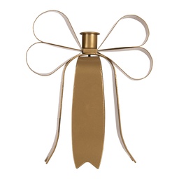 [6Y6093] Kerzenständer Goldfarbig 20x16x21 cm