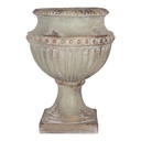 Clayre & Eef Fioriera Beige Materiale ceramico
