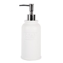 Soap Dispenser White Ø 8x21 cm / 350 ml