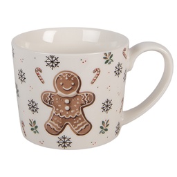 [CGMMU] Tazza Bianco Marrone 12x8x7 cm / 275 ml