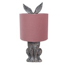 Table Lamp Rabbit Brown Pink Ø 20x43 cm E27/max 1x60W