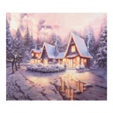 Tappeto da Parete Inverno Grigio 180x1x210 cm