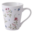 Tasse Blanc, Bleu, Rose 13x9x11 cm / 300 ml