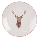 Breakfast Plate Beige Brown Ø 20x2 cm