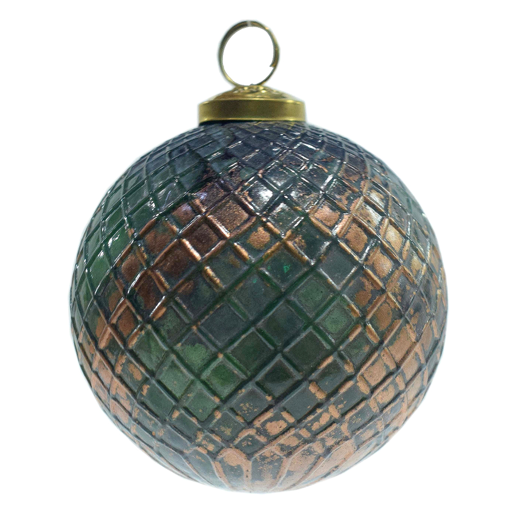 Boule de Noël Vert Ø 10x10 cm