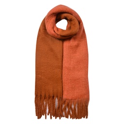 [JZSC0835CH] Foulard Donna Marrone 40x240 cm