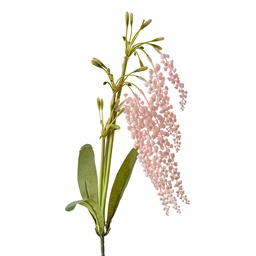 [6PL0383P] Branche de décoration avec fleurs Rose Vert 14x10x82 cm