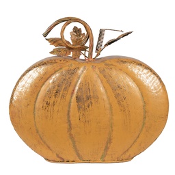 [6Y5623] Décoration Citrouille Orange 34x15x32 cm
