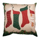 Housse de coussin Beige Vert 45x45 cm
