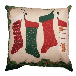 [KT021.454] Cushion Cover Beige Green 45x45 cm