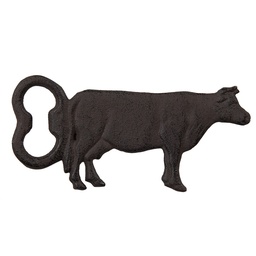 [6Y5961] Bottle Opener Cow Brown 15x1x7 cm