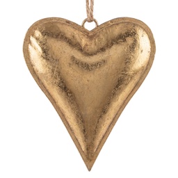 [6Y6215M] Pendentif décoratif Cur Couleur or 19x3x16 cm