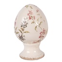 Décoration uf sur pied Beige Rose Ø 9x14 cm