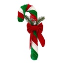 Décoration de Noël canne à sucre Rouge Vert 15x5x46 cm