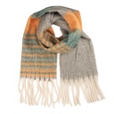 Scarf Women Yellow Green 50x180 cm