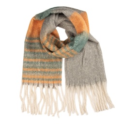 [JZSC0854] Foulard Donna Giallo Verde 50x180 cm