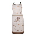 Apron Beige Brown 70x85 cm