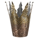 Image de décoration couronner Or Ø 25x27 cm