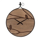 Wall Clock Brown 60x4x72 cm / 1xAA