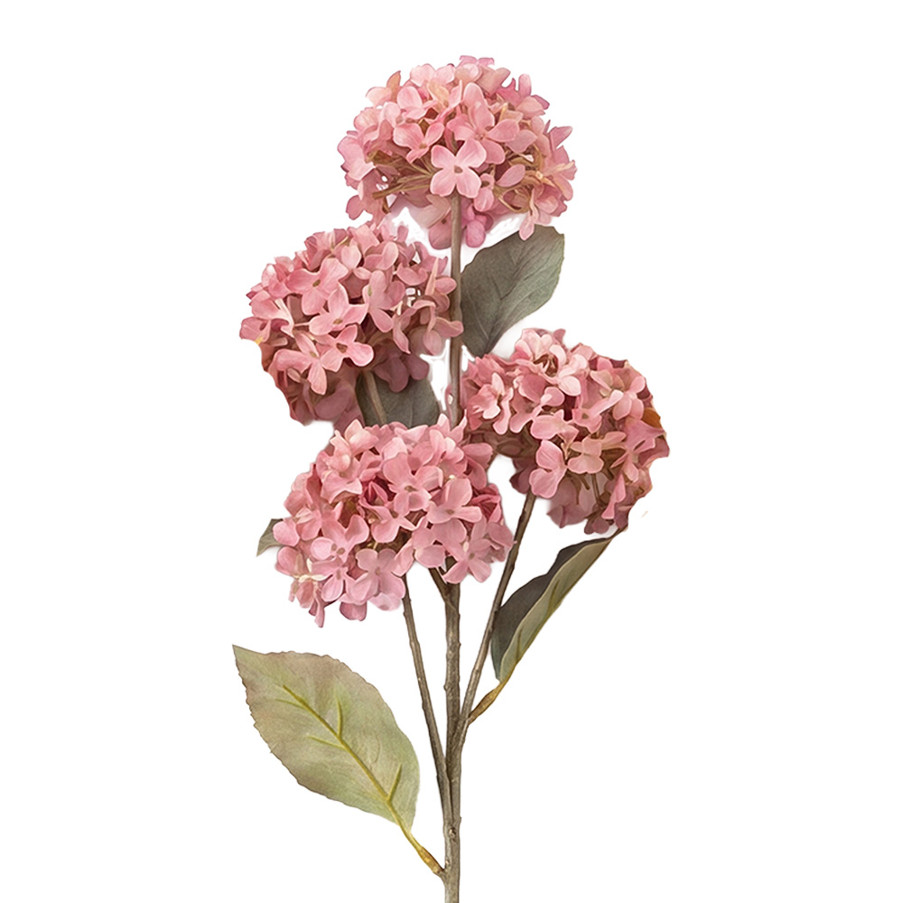 Decorazione ramo con fiori Rosso 70 cm