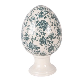 [6CE2405XL] Decoratie ei op voet Ø 17x28 cm
