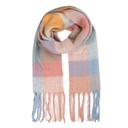 Foulard Donna Rosa Blu 38x200 cm