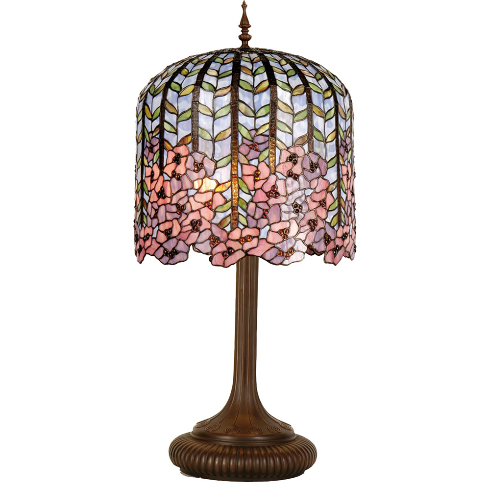 Tafellamp Tiffany Ø 40x84 cm E27/max 3x60W