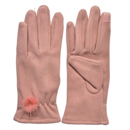[JZGL0110P] Winter Gloves Pink 9x23 cm