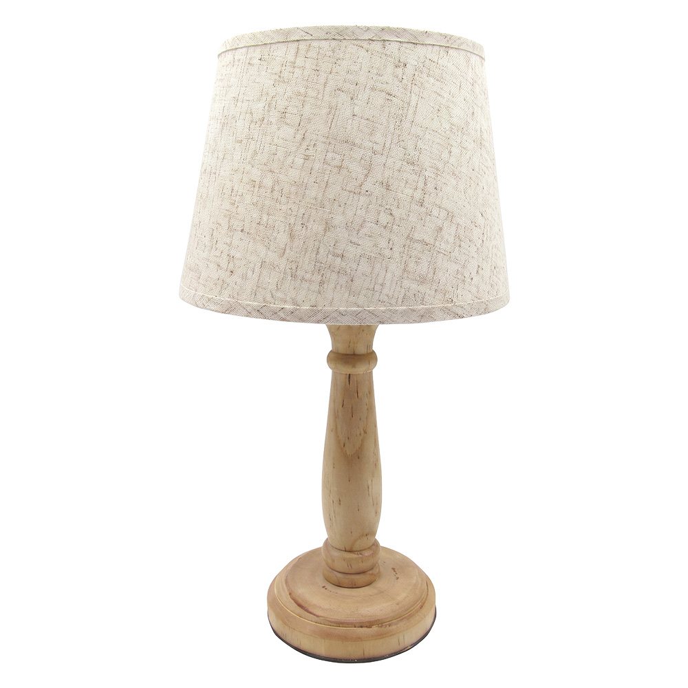 Lampada da Tavolo Marrone Beige 20x20x35 cm E27/max 1x40W