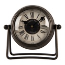 Tischuhr Braun Beige 12x5x11 cm / 1xAA