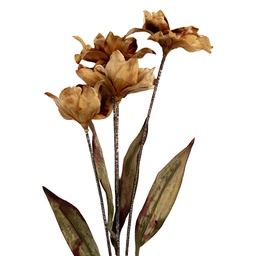 Clayre & Eef Kunstblume 8x5x60 cm Braun Kunststoff