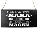 Text Board Black 40x1x20 cm