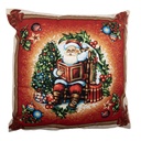 Cushion Cover Beige Red 45x45 cm